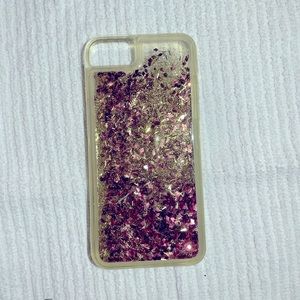 iPhone 6,6s,7,8 Liquid Glitter phone case